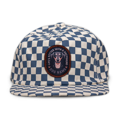 Dachshund Unstructured Checkerboard