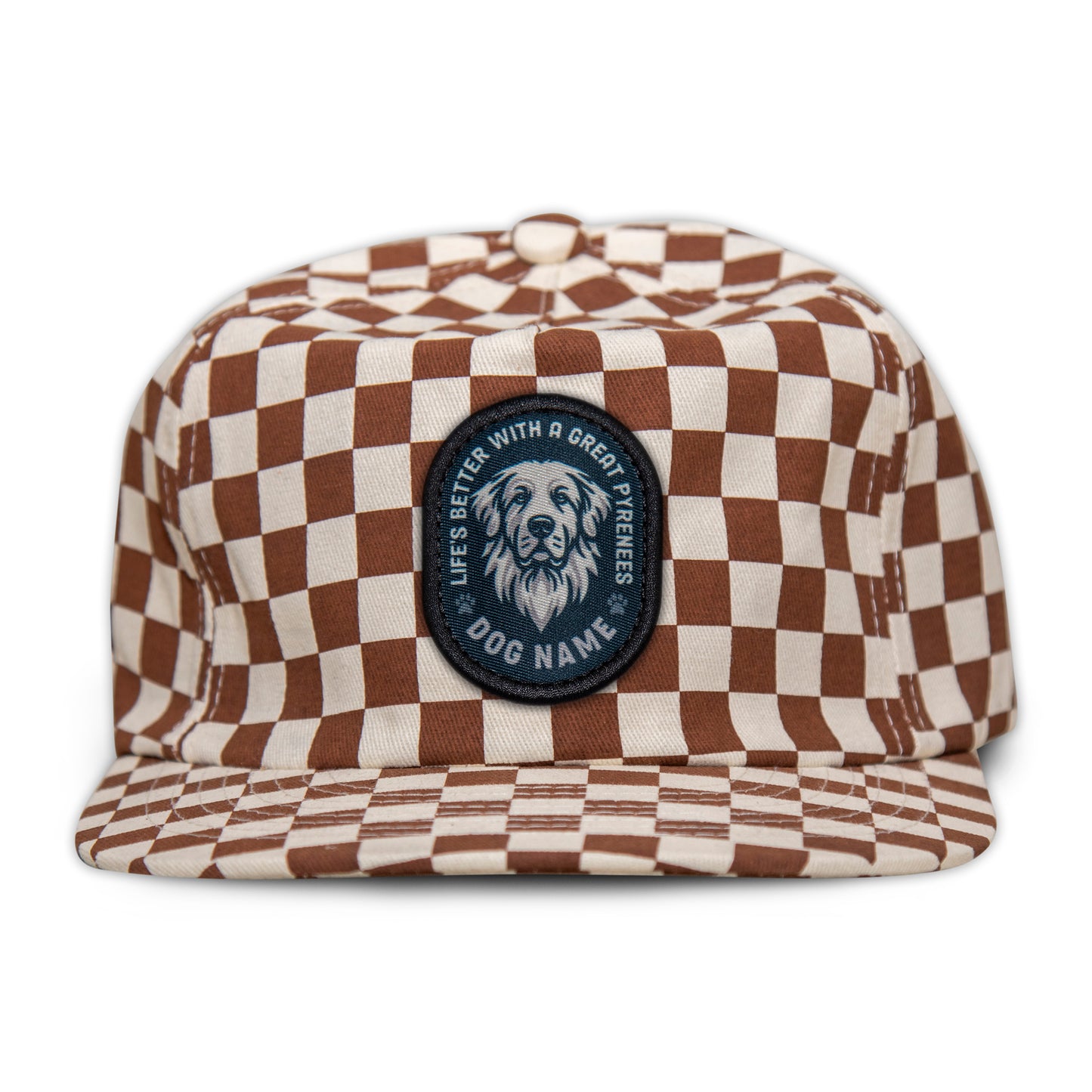 Great Pyrenees Unstructured Checkerboard