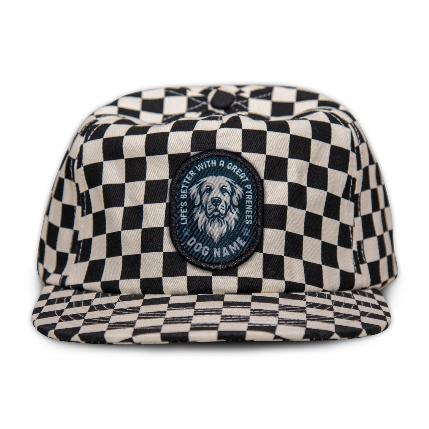 Great Pyrenees Unstructured Checkerboard