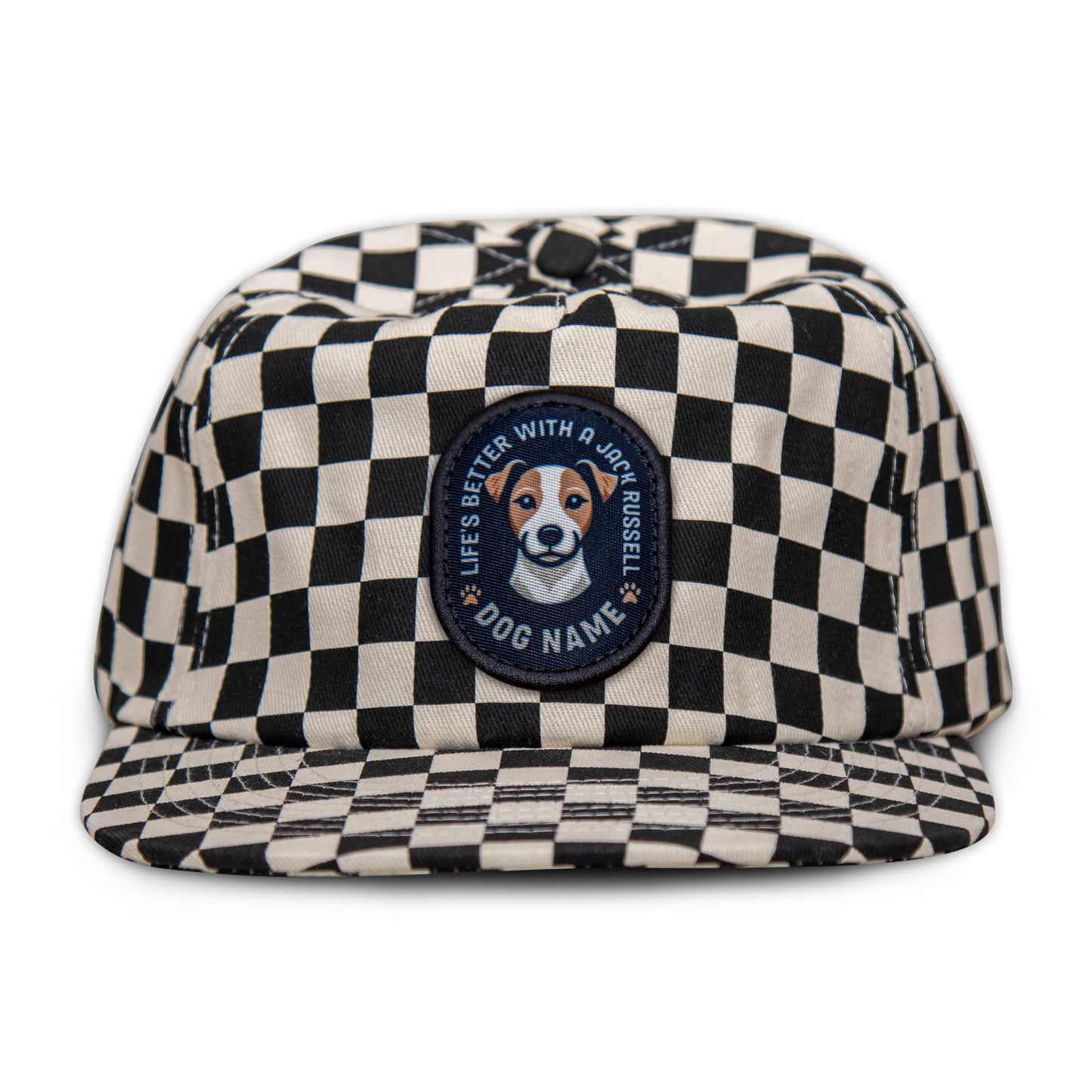 Jack Russell Unstructured Checkerboard
