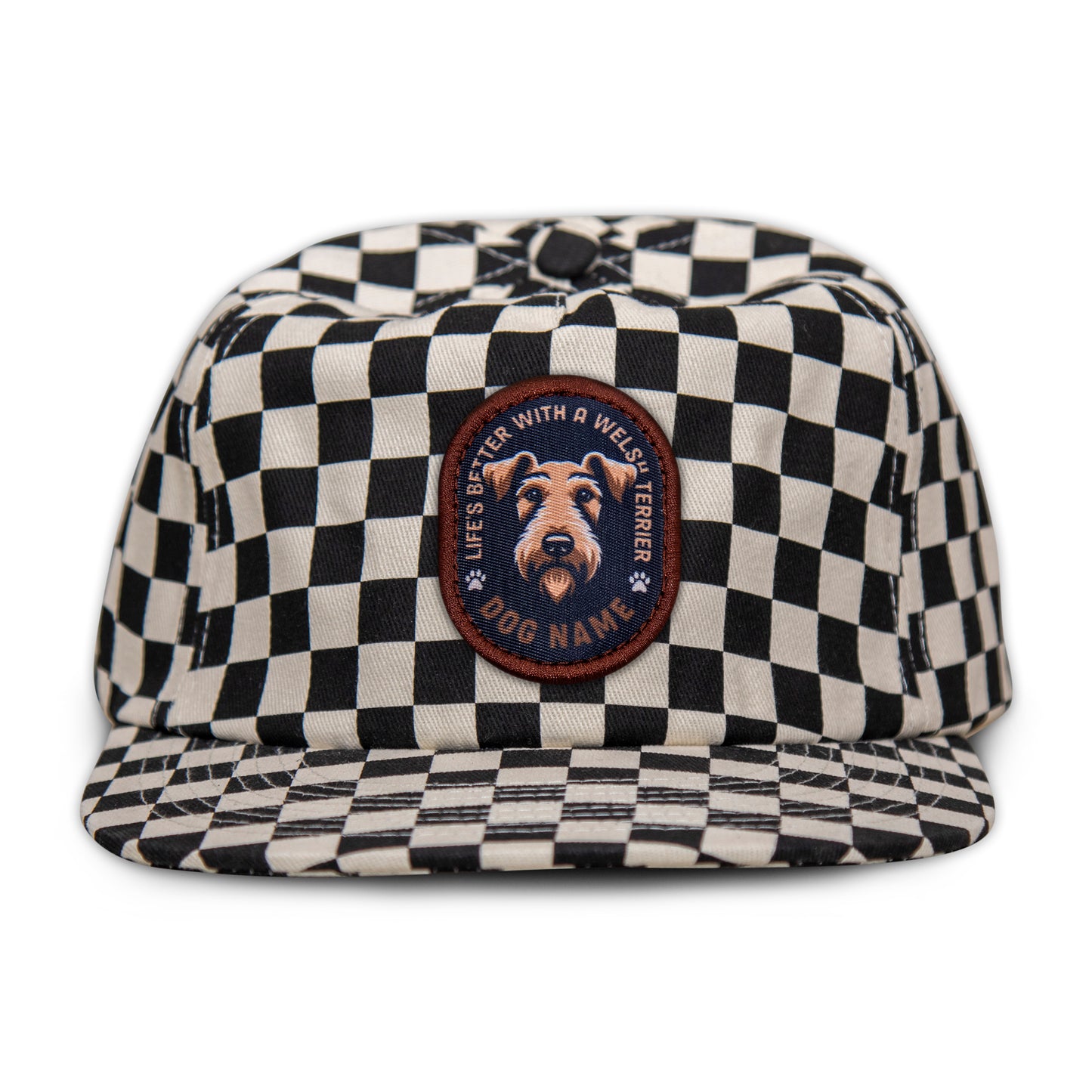 Welsh Terrier Unstructured Checkerboard
