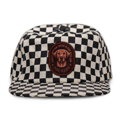 Fox Red Lab Unstructured Checkerboard