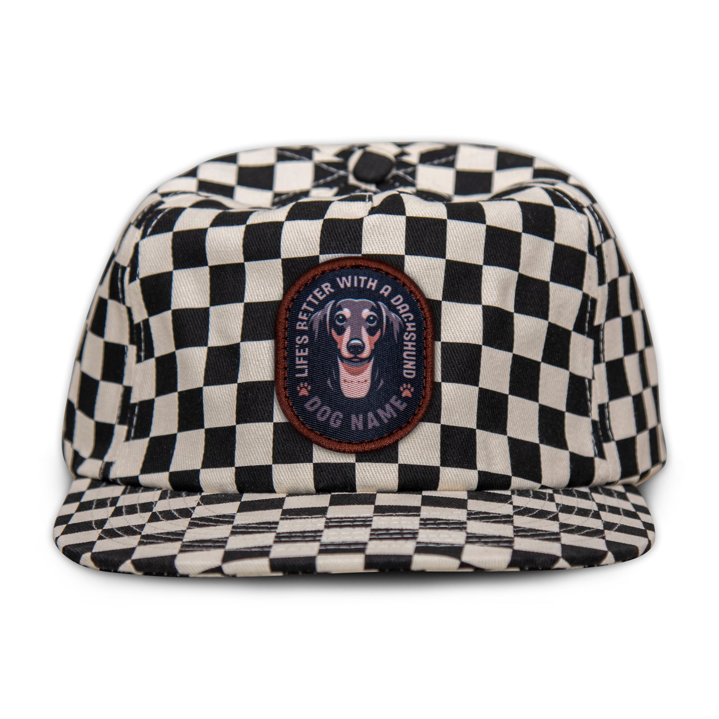 Dachshund Unstructured Checkerboard