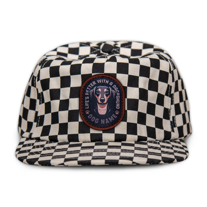 Dachshund Unstructured Checkerboard