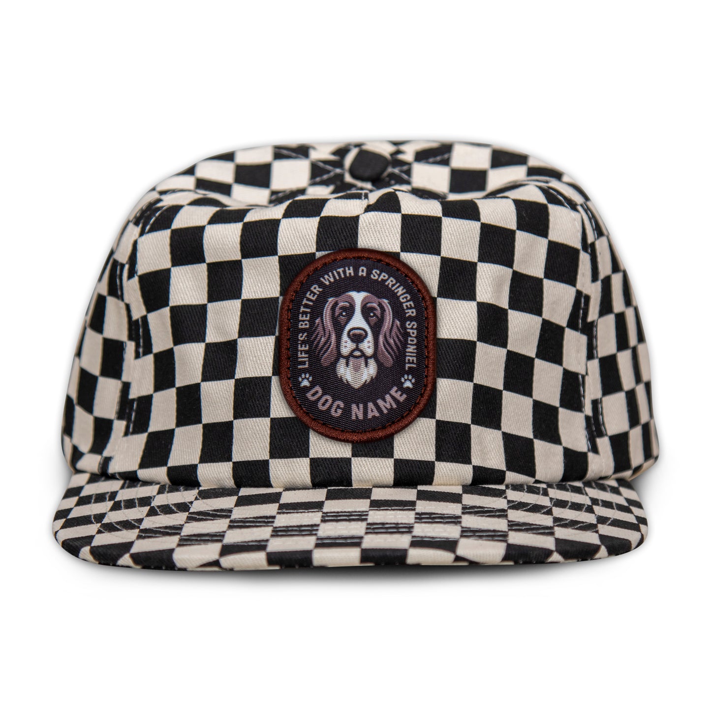 Springer Spaniel Unstructured Checkerboard