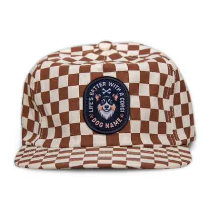 Corgi (Tri-Color) Unstructured Checkerboard