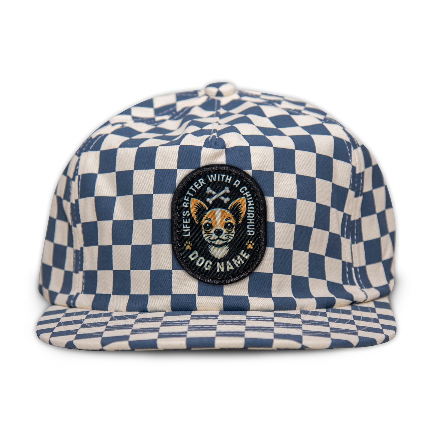 Chihuahua (Light/Tan) Unstructured Checkerboard