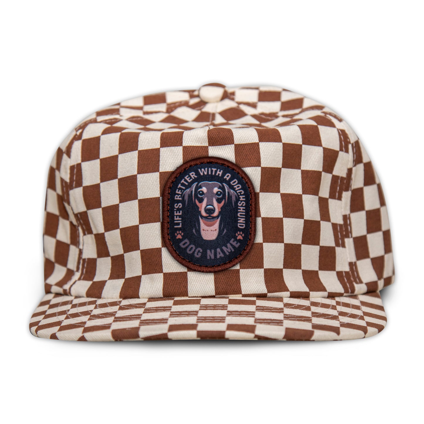 Dachshund Unstructured Checkerboard