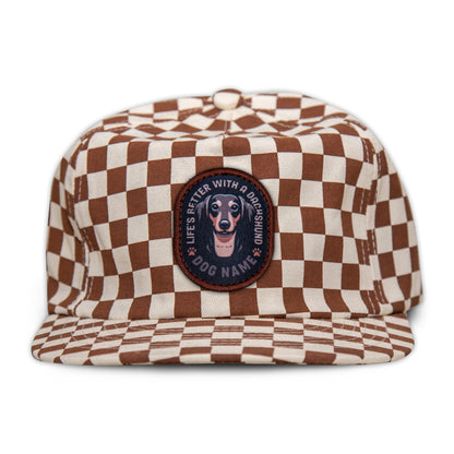 Dachshund Unstructured Checkerboard
