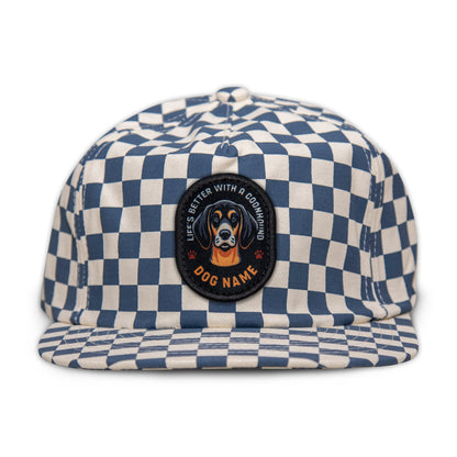 Coonhound (Black & Tan) Unstructured Checkerboard