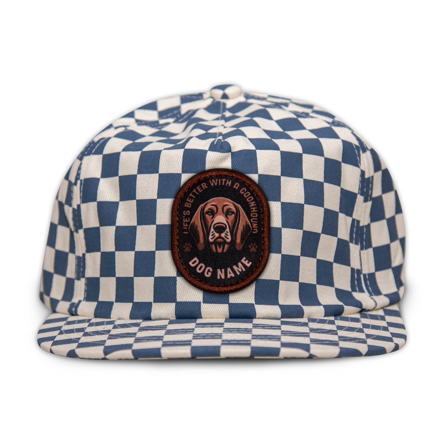 Coonhound (Brown) Unstructured Checkerboard