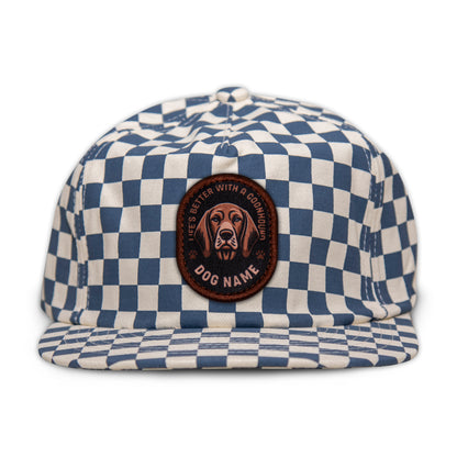 Coonhound (Brown) Unstructured Checkerboard