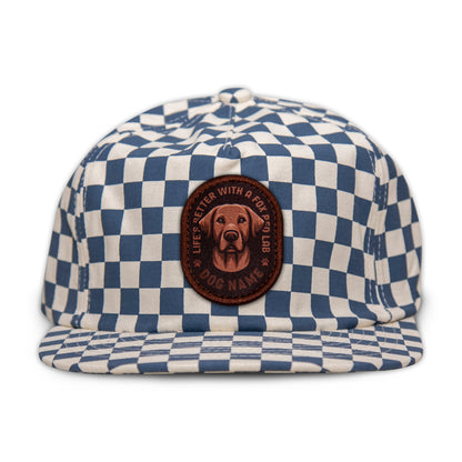 Fox Red Lab Unstructured Checkerboard