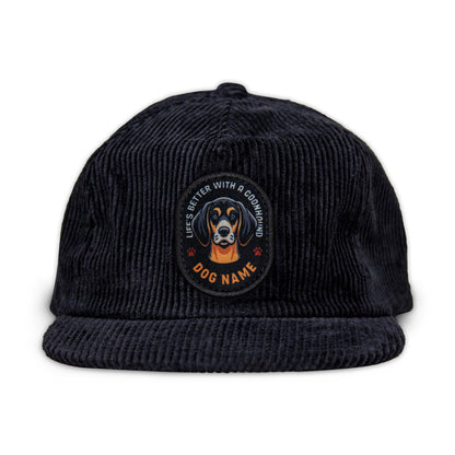 Coonhound (Black & Tan) Corduroy