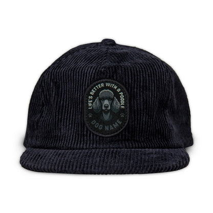 Poodle (Black) Corduroy