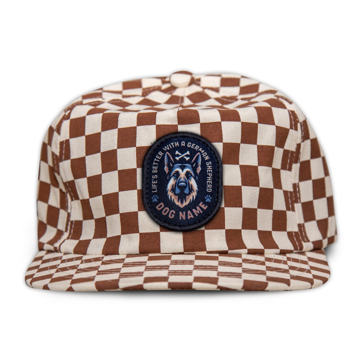 German Shepherd (Light) Unstructured Checkerboard