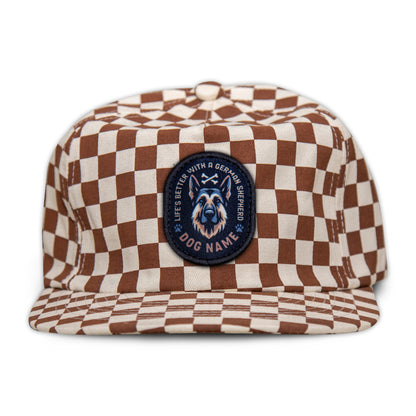 German Shepherd (Light) Unstructured Checkerboard