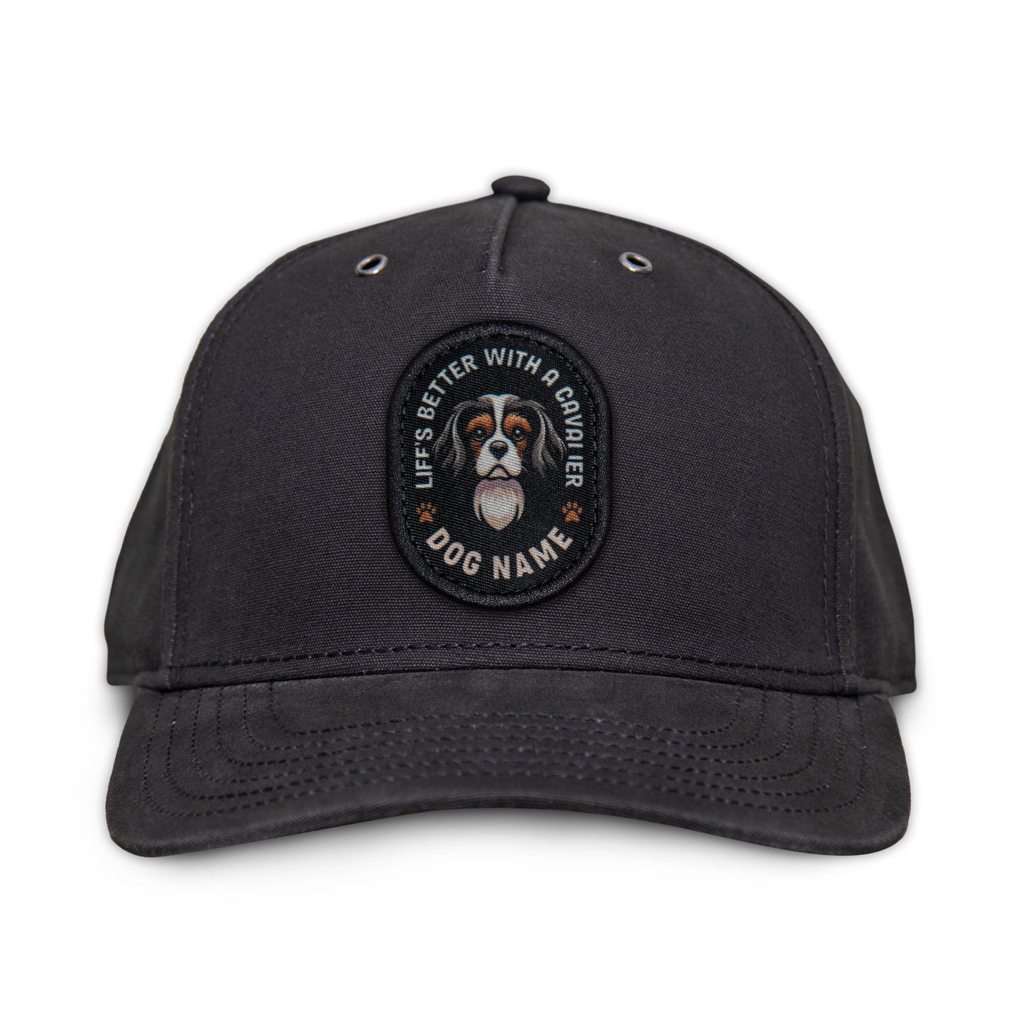 Cavalier King Charles Spaniel (Tri-Color) Snapback