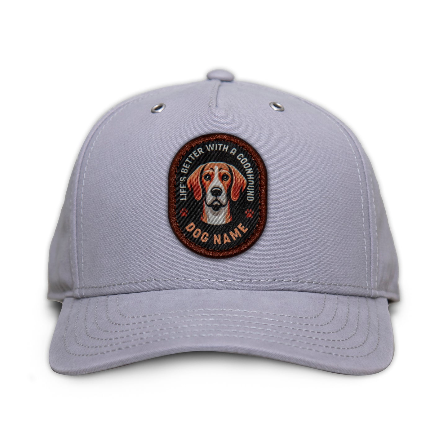 Coonhound (Red & White) Snapback