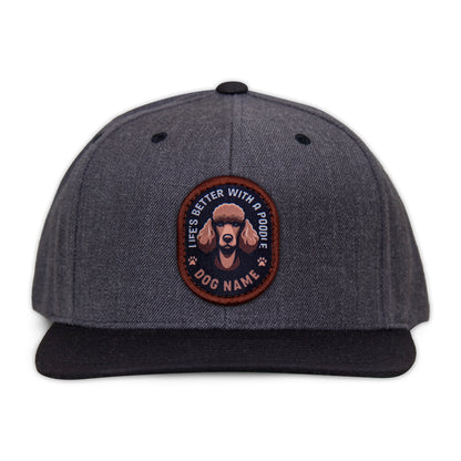 Poodle (Brown) Flat Bill