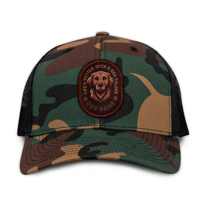 Golden Retriever (Red) Trucker