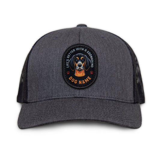 Coonhound (Black & Tan) Trucker