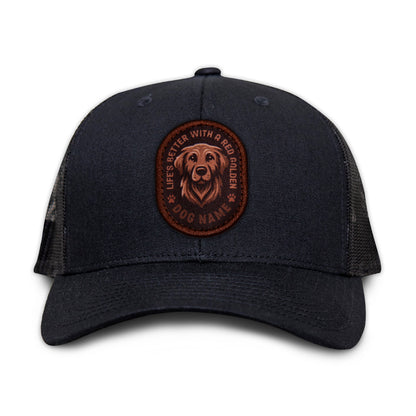 Golden Retriever (Red) Trucker