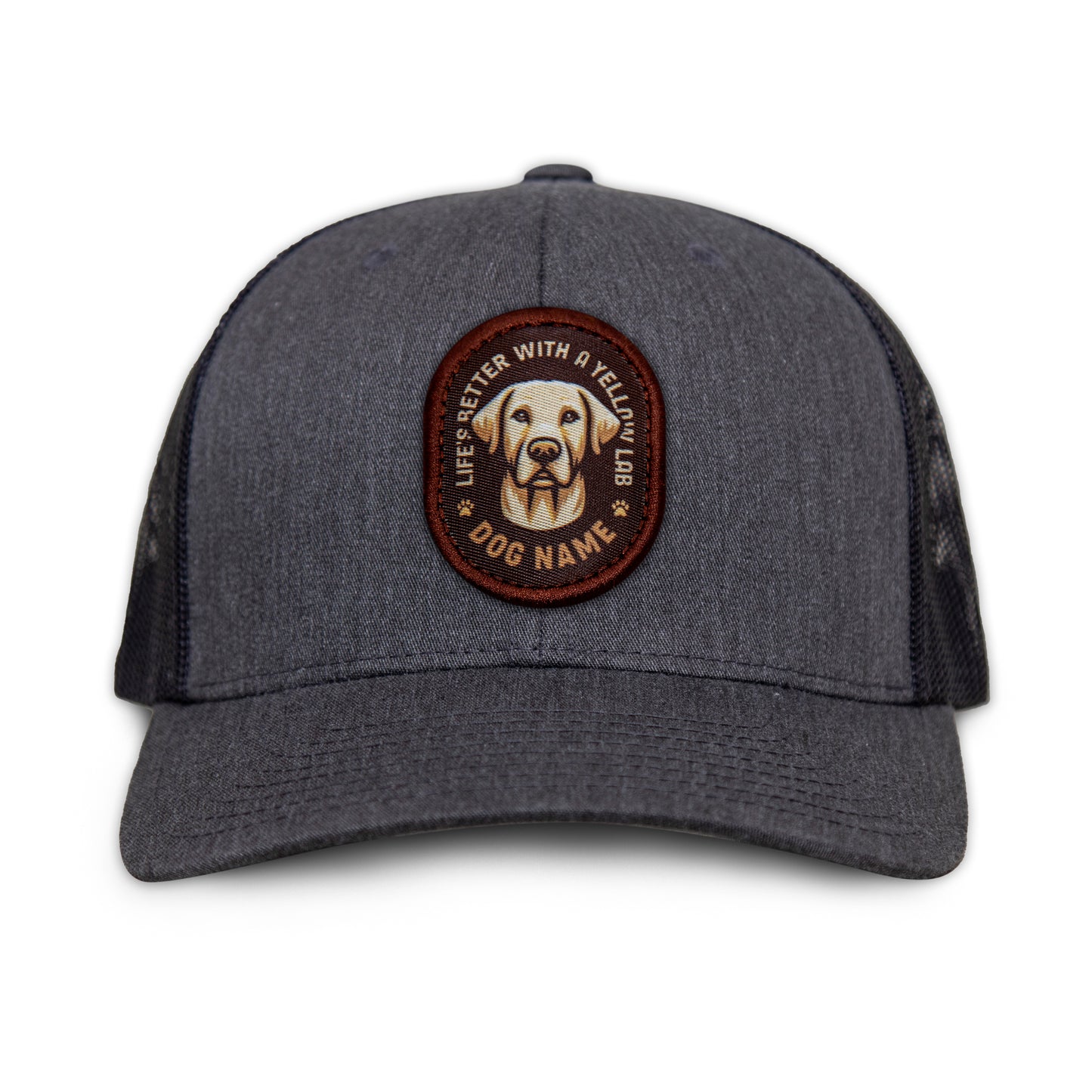 Yellow Lab Trucker
