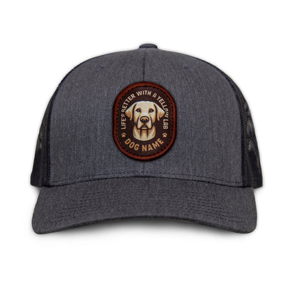 Yellow Lab Trucker