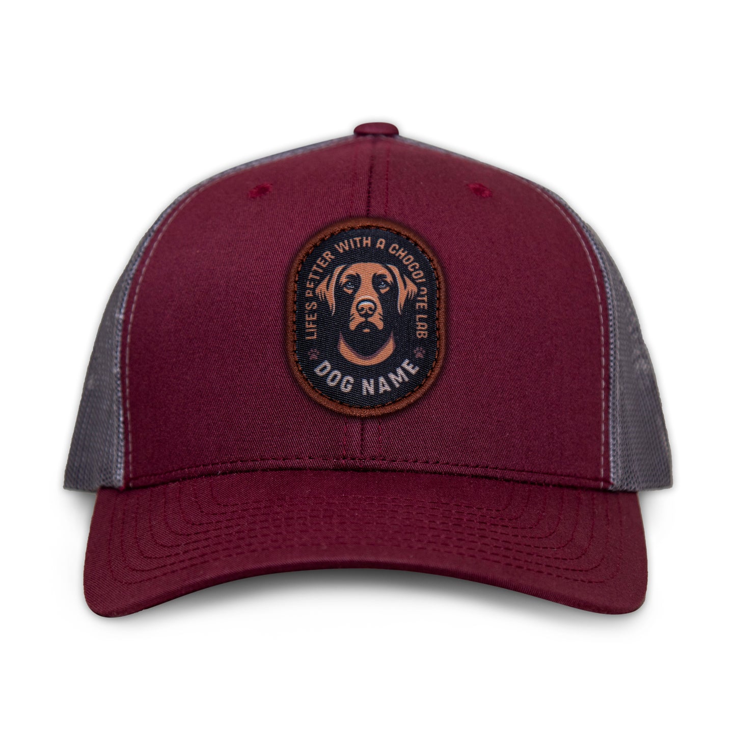 Chocolate Lab Trucker