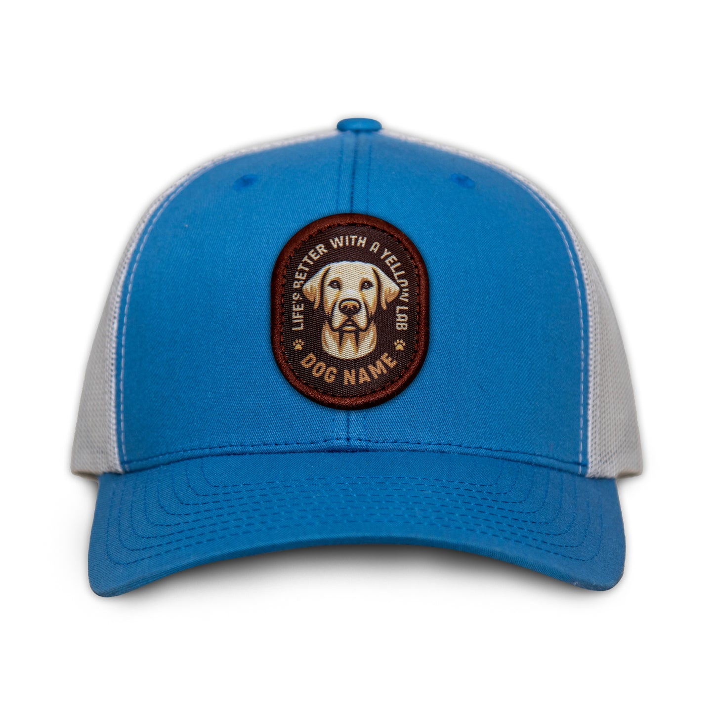 Yellow Lab Trucker