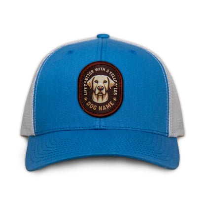 Yellow Lab Trucker