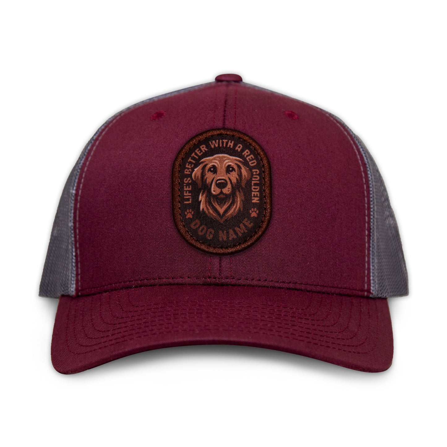 Golden Retriever (Red) Trucker