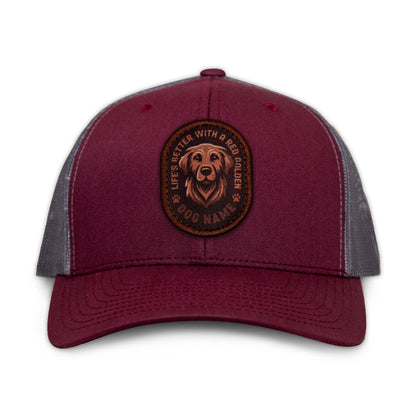 Golden Retriever (Red) Trucker