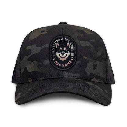 Shiba Inu (Black & Tan) Trucker