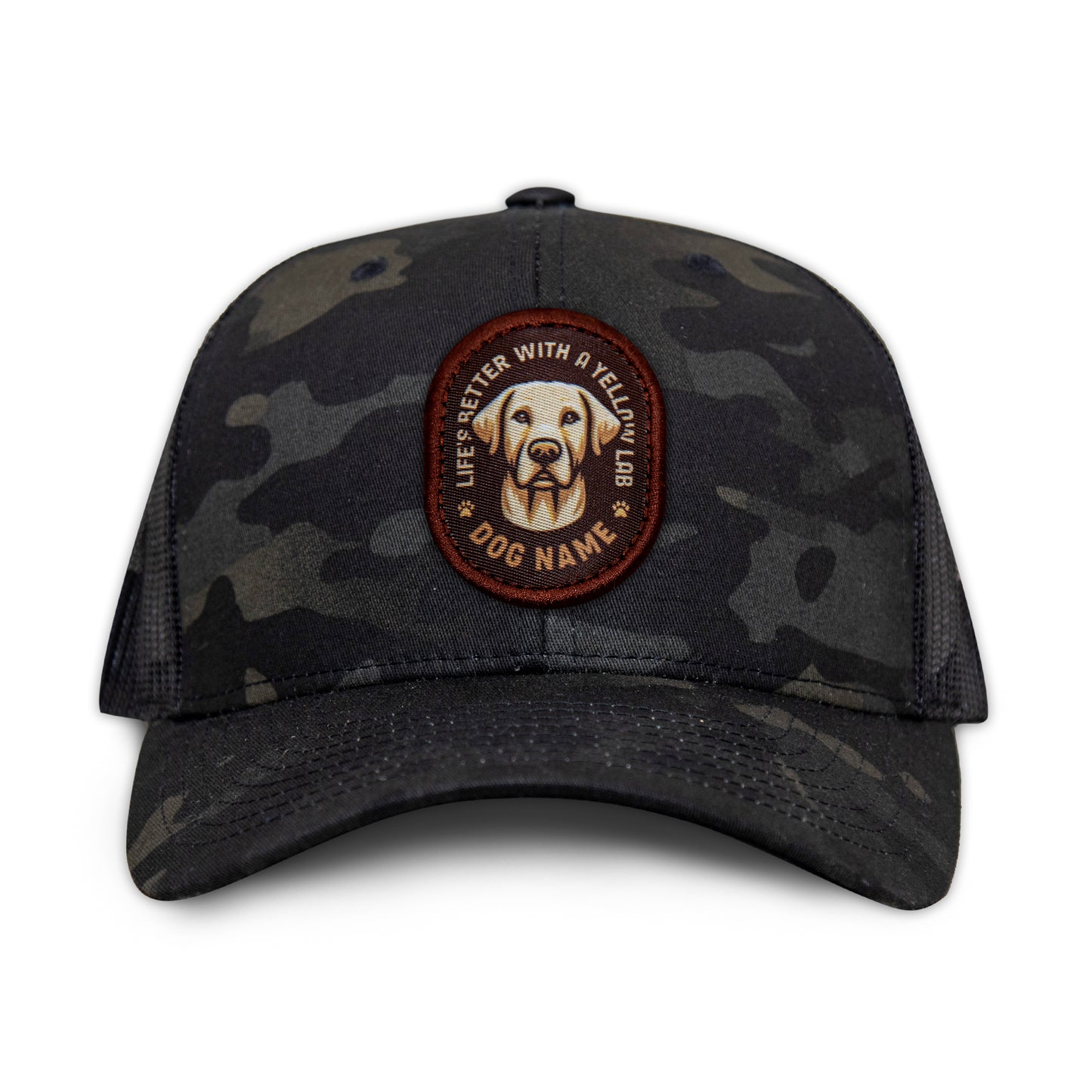 Yellow Lab Trucker