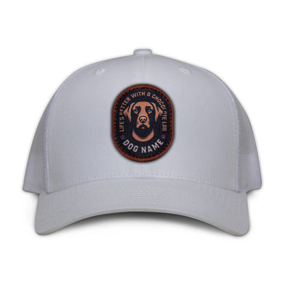 Chocolate Lab Trucker