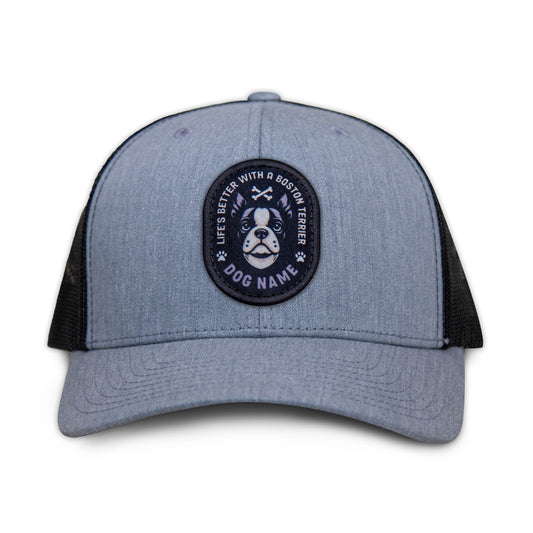 Boston Terrier Trucker