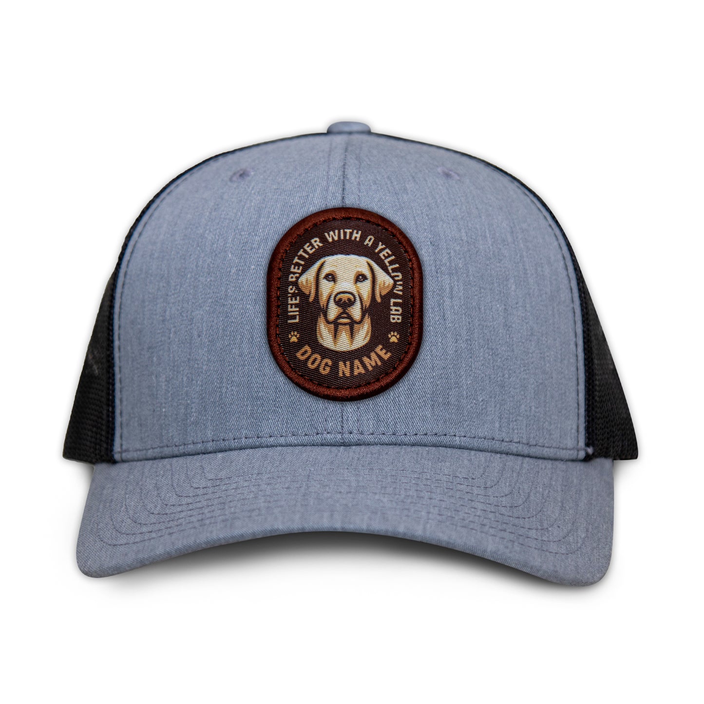 Yellow Lab Trucker